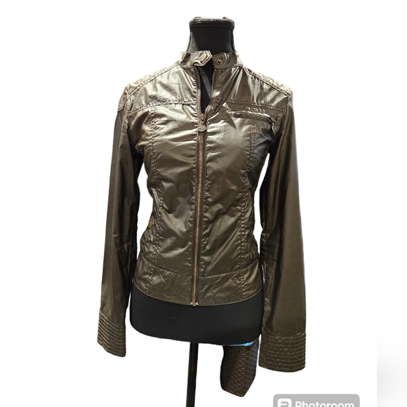 Spring jacket  size xs olive green color, Brand: Mango - Picture 1 of 7